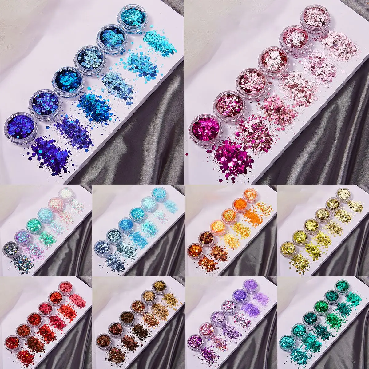 6Colors/Set Resin Sparkling Se - Resin Glitter Pack 评论和价格