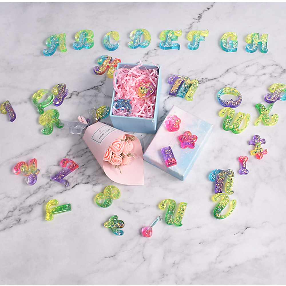 Alphabet Epoxy Resin Silicone  - Serving Tray Mold 评论和价格