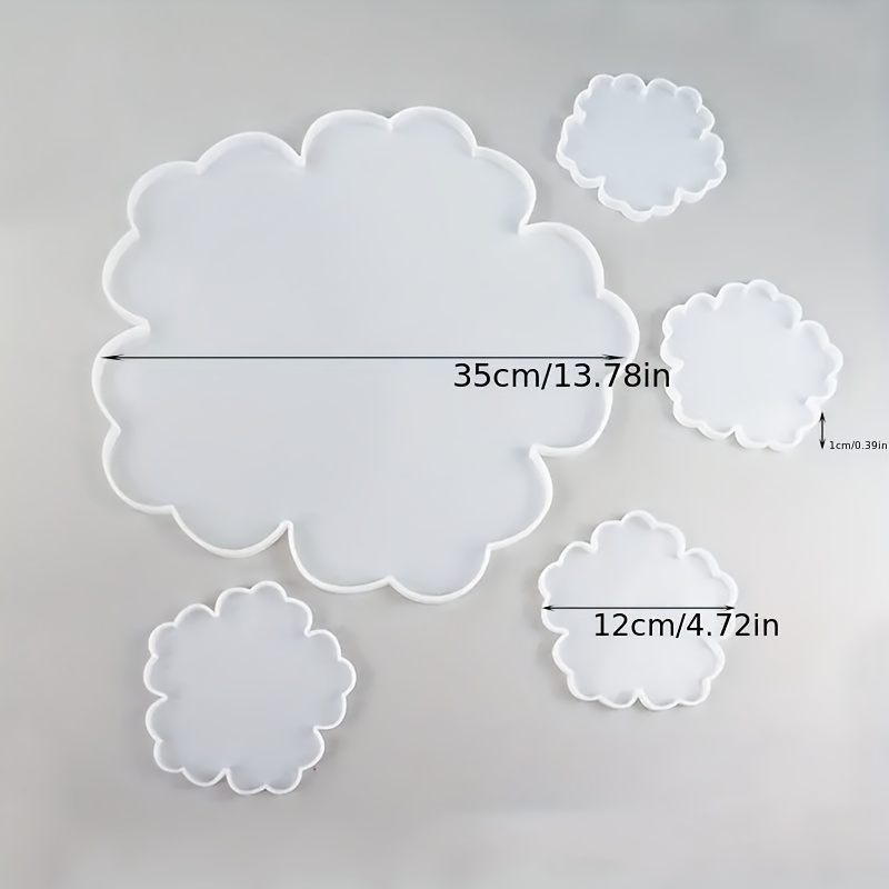5pcs Mirror Large Flower Small - Flower Preservation Resin 评论和价格