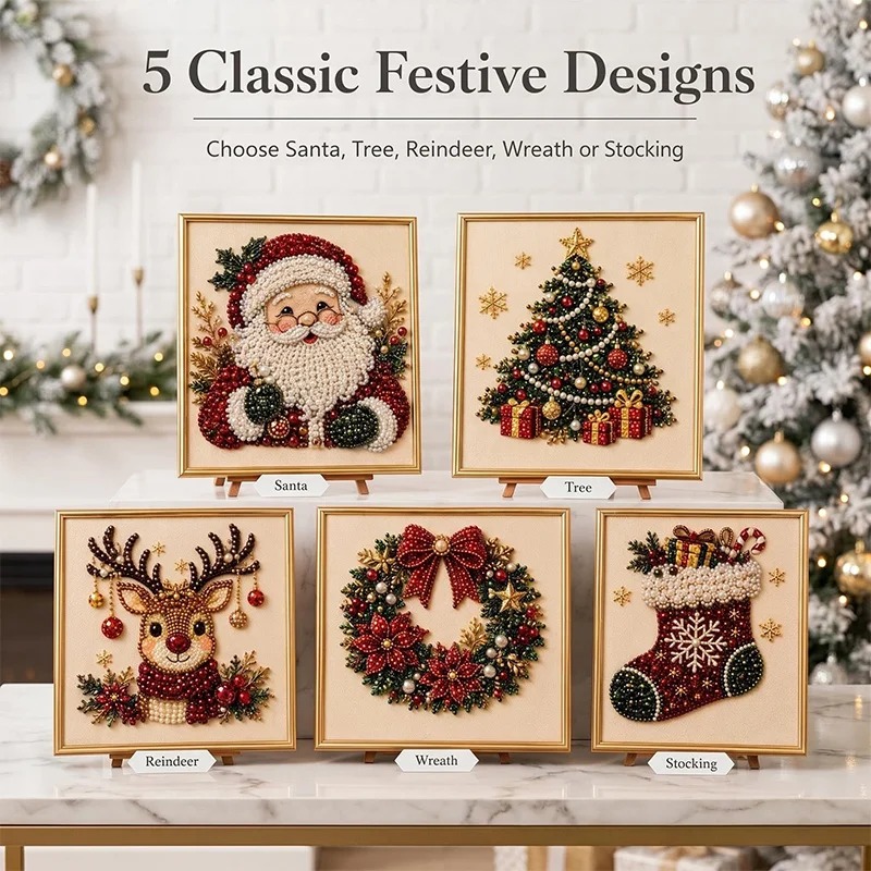 Christmas Pearl Diamond Painti - Resin Craft For Beginners 评论和价格