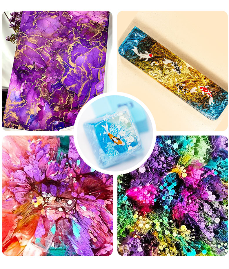 10ml Alcohol Ink Art Epoxy Res - Epoxy Uv Resin Kit 评论和价格