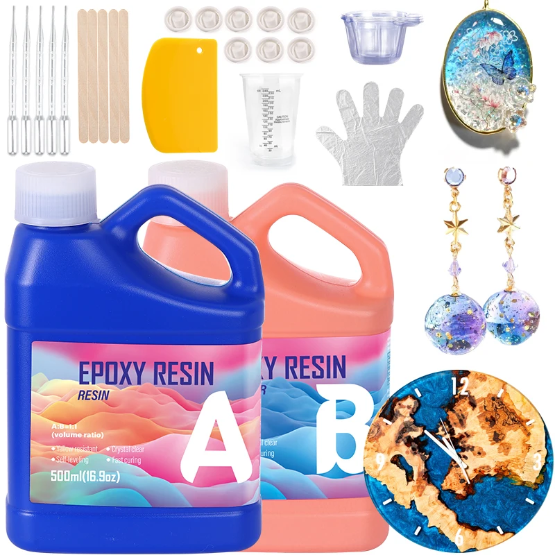 Easy Mixing Epoxy Resin Kit Cr - Epoxy Uv Resin Kit 评论和价格