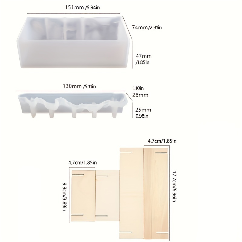 1Set of Ocean Wave Resin Molds - Resin Ocean Wave Mold 评论和价格