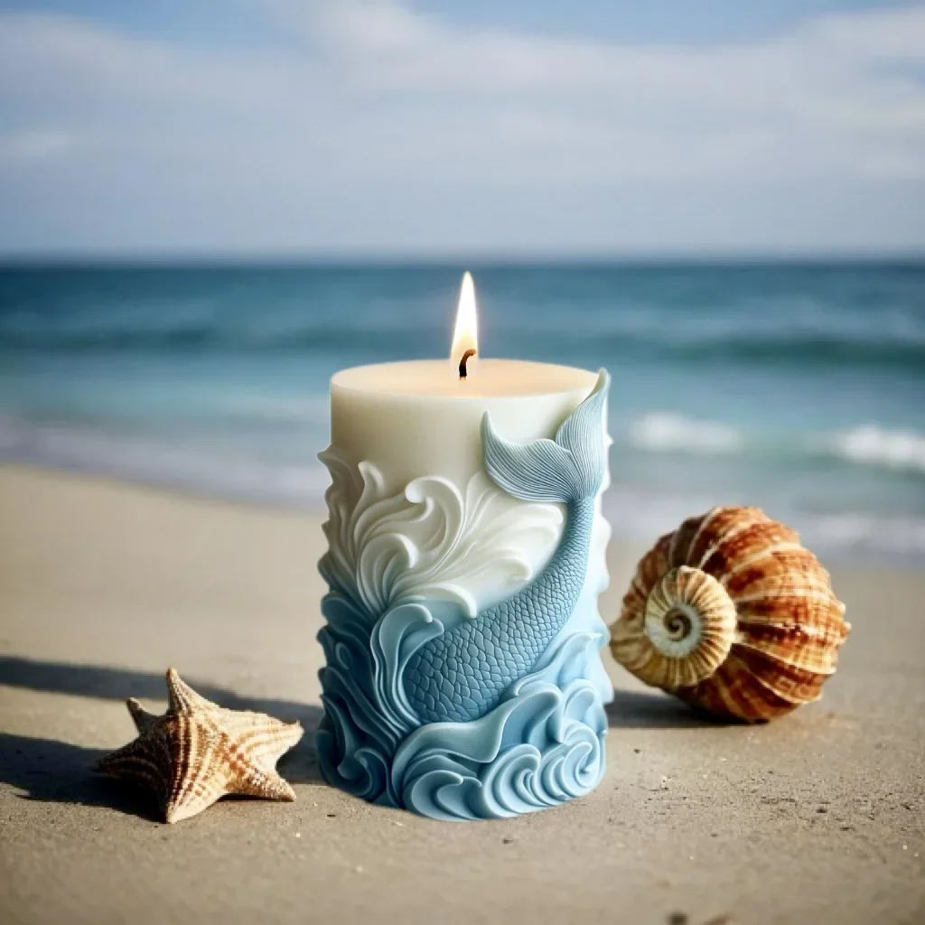 DIY ocean wave foam cylindrica - Resin Ocean Wave Mold 评论和价格