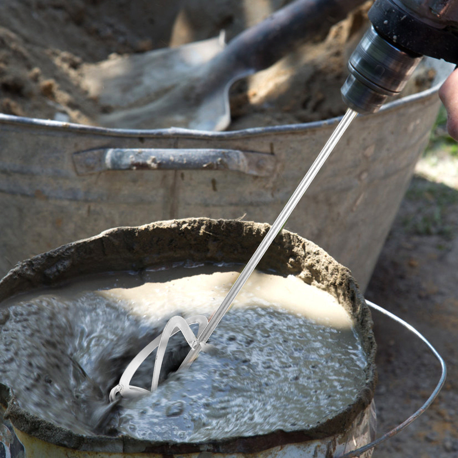 Sturdy Galvanized Steel Mixing - Resin Craft Workshop 评论和价格