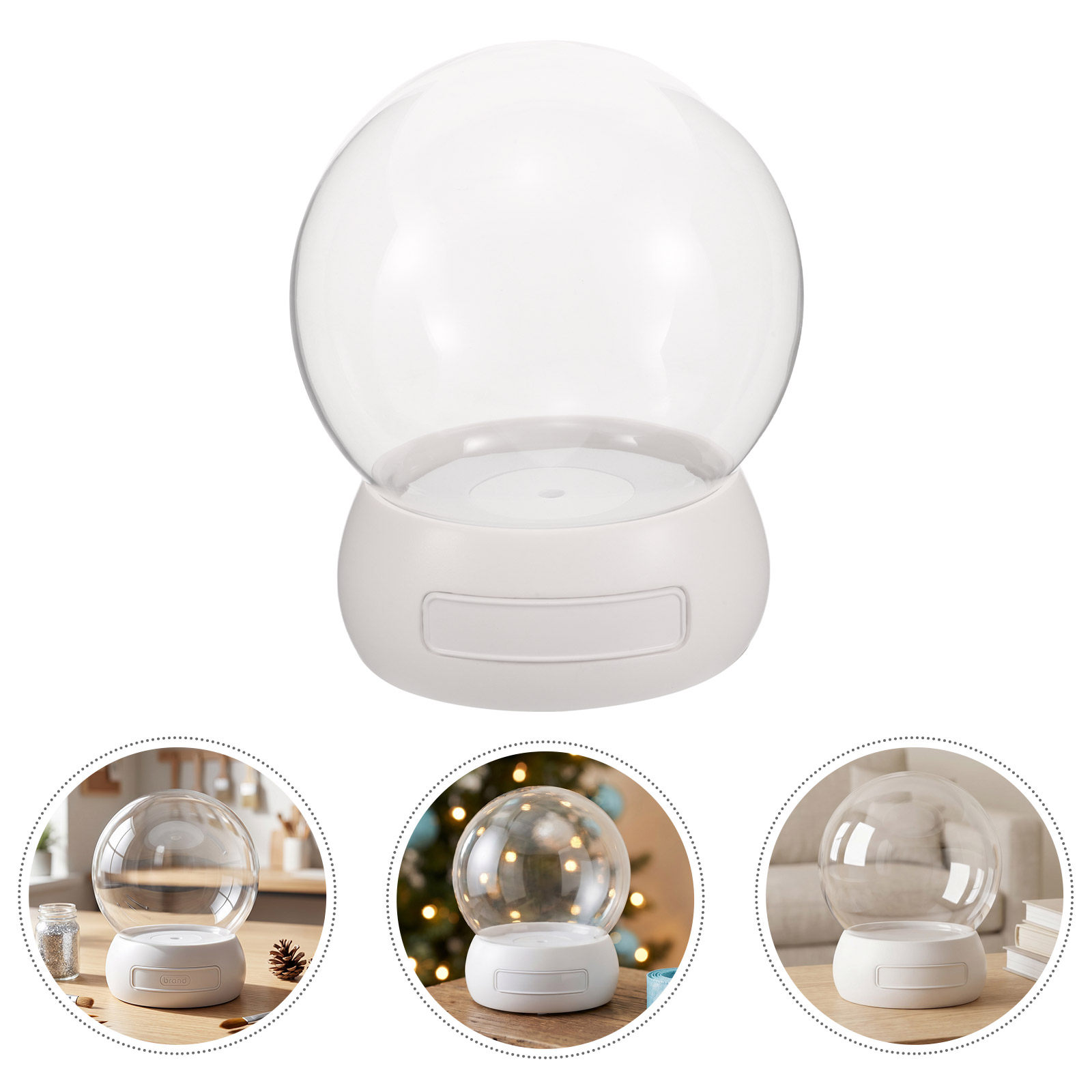 Empty Snow Globe Shell Glass D - Flower Preservation Resin 评论和价格