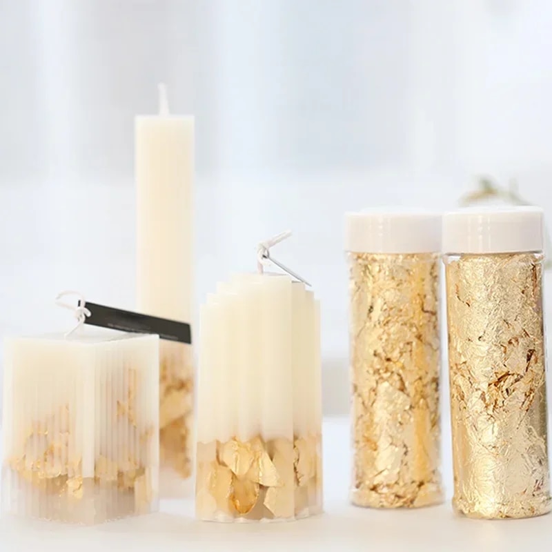 2g/1g Metallic Foil Flakes Gol - Gold Foil Flakes 评论和价格