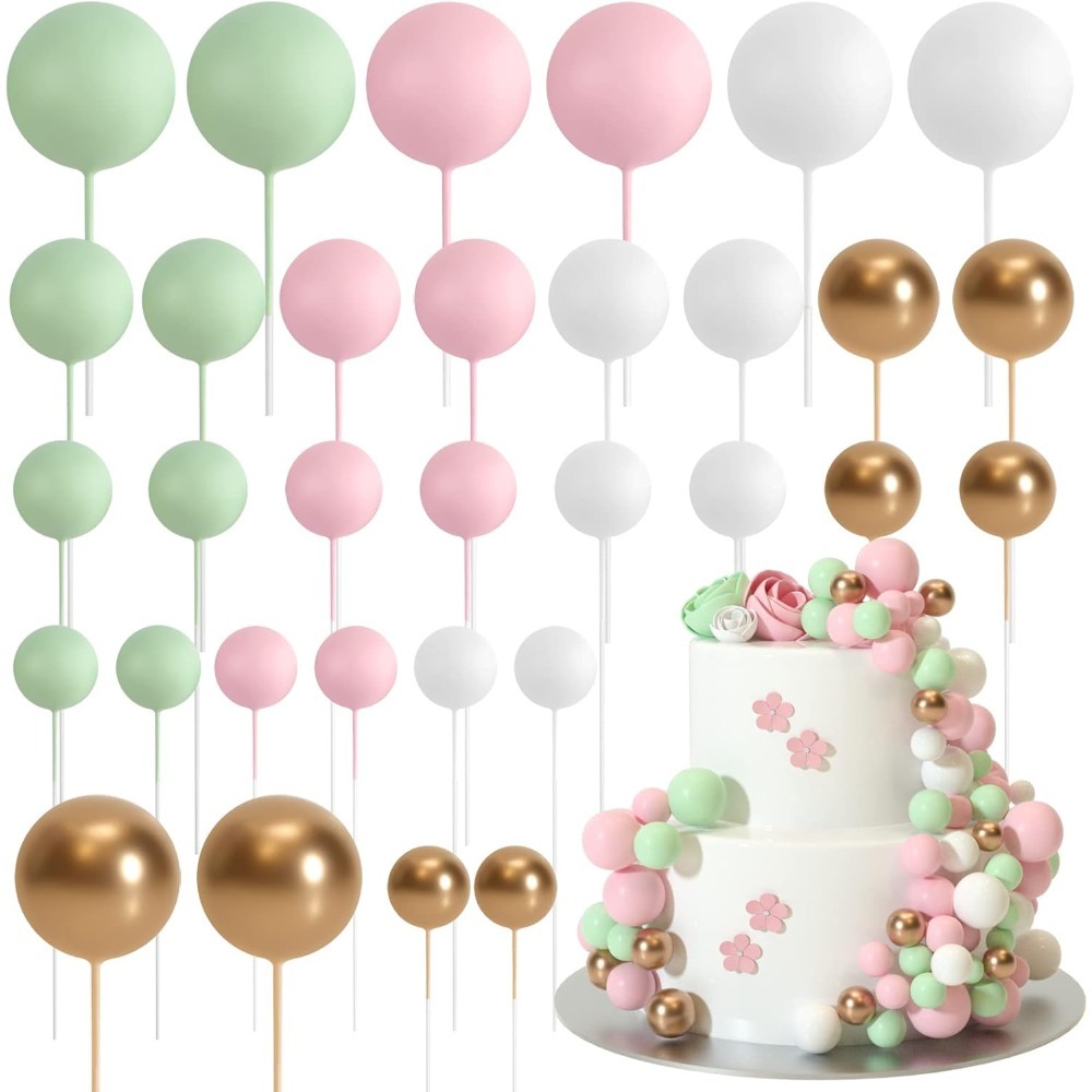20Pcs Happy Birthday Cake Gold - Gold Foil Flakes 评论和价格