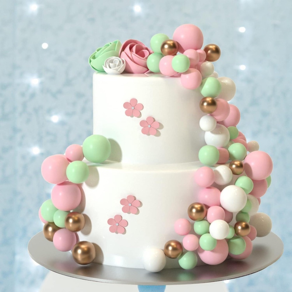 20Pcs Happy Birthday Cake Gold - Gold Foil Flakes 评论和价格