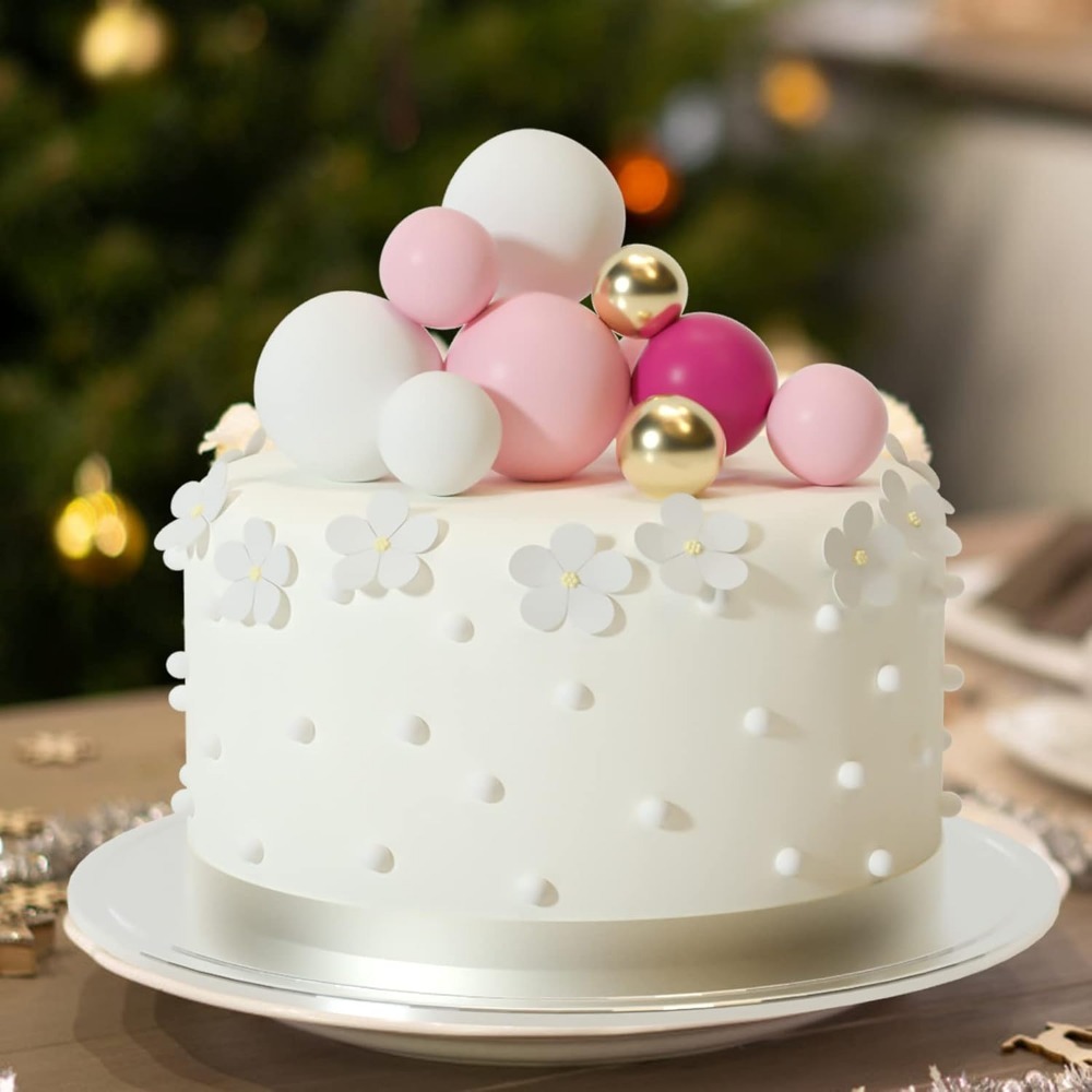 20Pcs Happy Birthday Cake Gold - Gold Foil Flakes 评论和价格