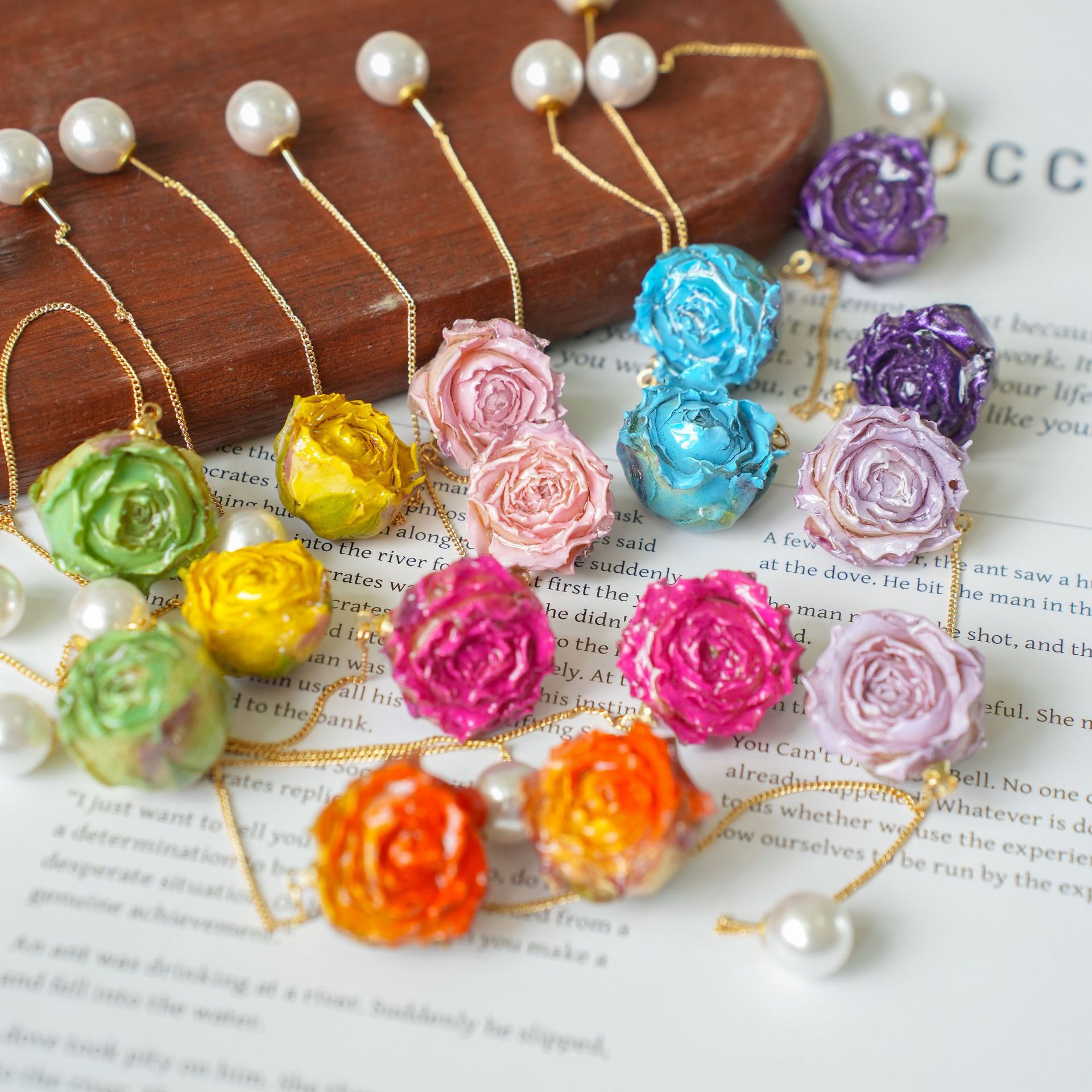 Preserved Rose Flower Series E - Flower Preservation Resin 评论和价格
